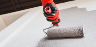Malowanie farbą elewacyjną w technologii nanosieci kwarcowych NQG